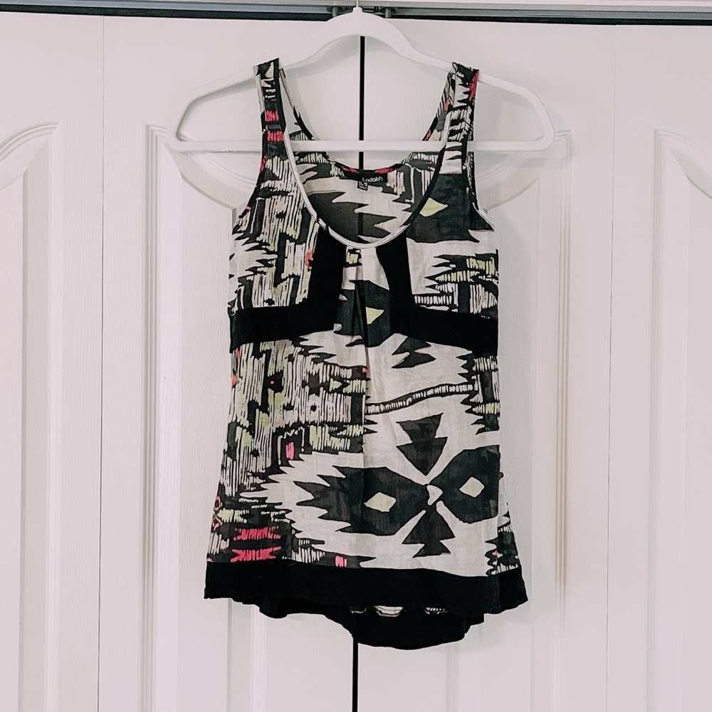Aztec Design Tank Top